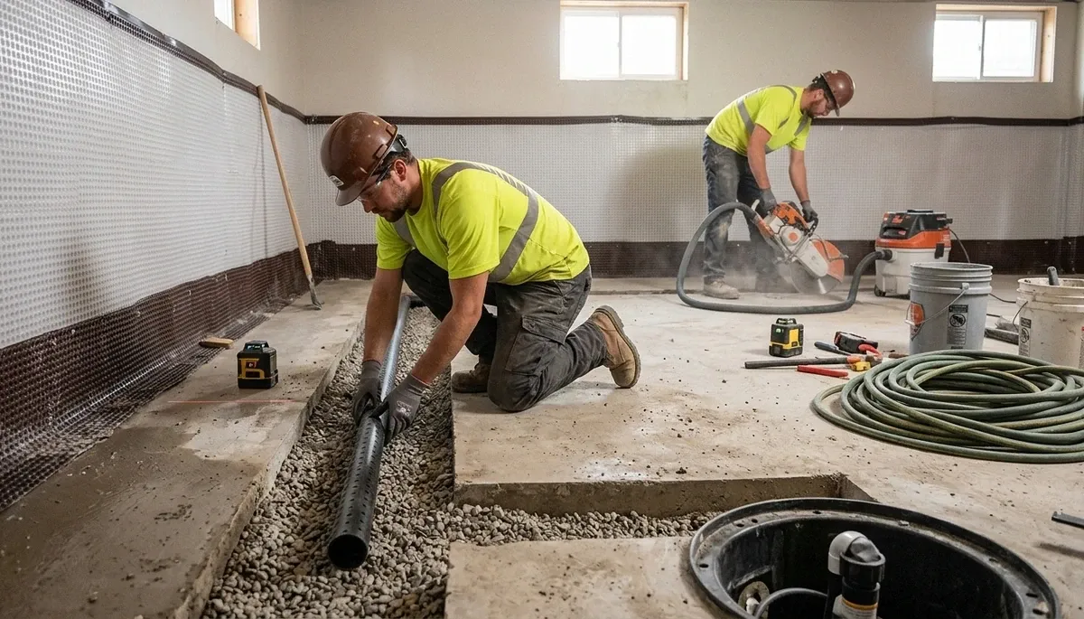 Basement waterproofing service in Lansing, MI for homes with moisture and water-damage protection