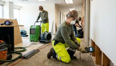 Lansing, MI water damage restoration team handling emergency home flood cleanup and repairs