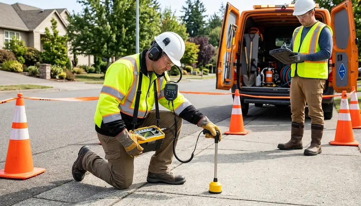 Leak detection technician for Lansing, MI home water damage service