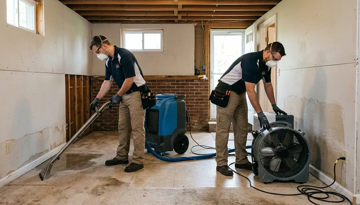 Water damage restoration team serving Lansing, MI for home and business cleanup