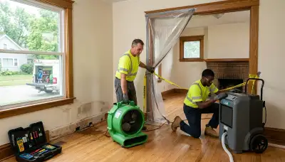 Water damage restoration team serving Lansing, MI for emergency cleanup and repair