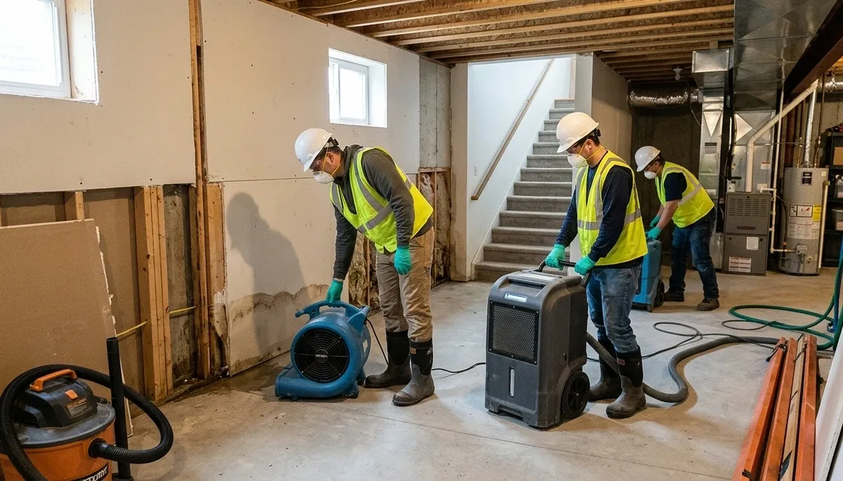 Water damage restoration team serving Lansing, MI for fast cleanup and drying