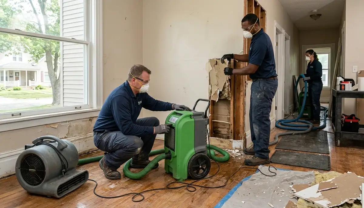 Water damage restoration team serving Lansing, MI for fast cleanup and repair