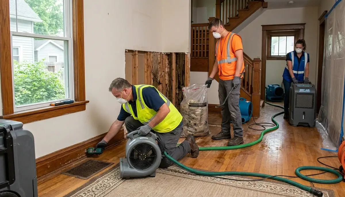 Water damage restoration team in Lansing, MI serving homes and businesses