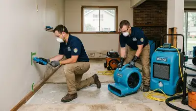 Water damage restoration team serving Lansing, MI for fast emergency cleanup and drying