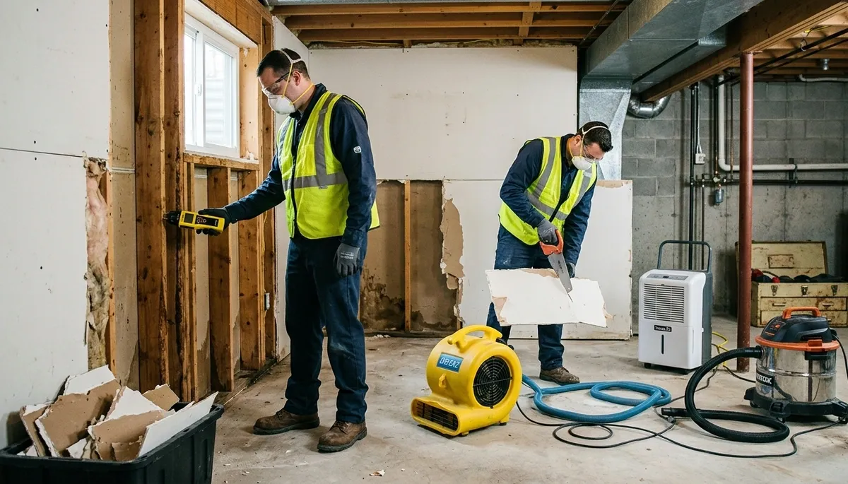 Water damage restoration team serving Lansing, MI for fast cleanup and repairs