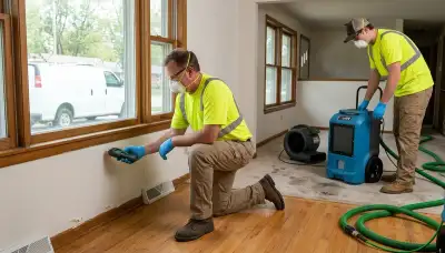 Water damage restoration team serving Lansing, MI with professional cleanup and repair services