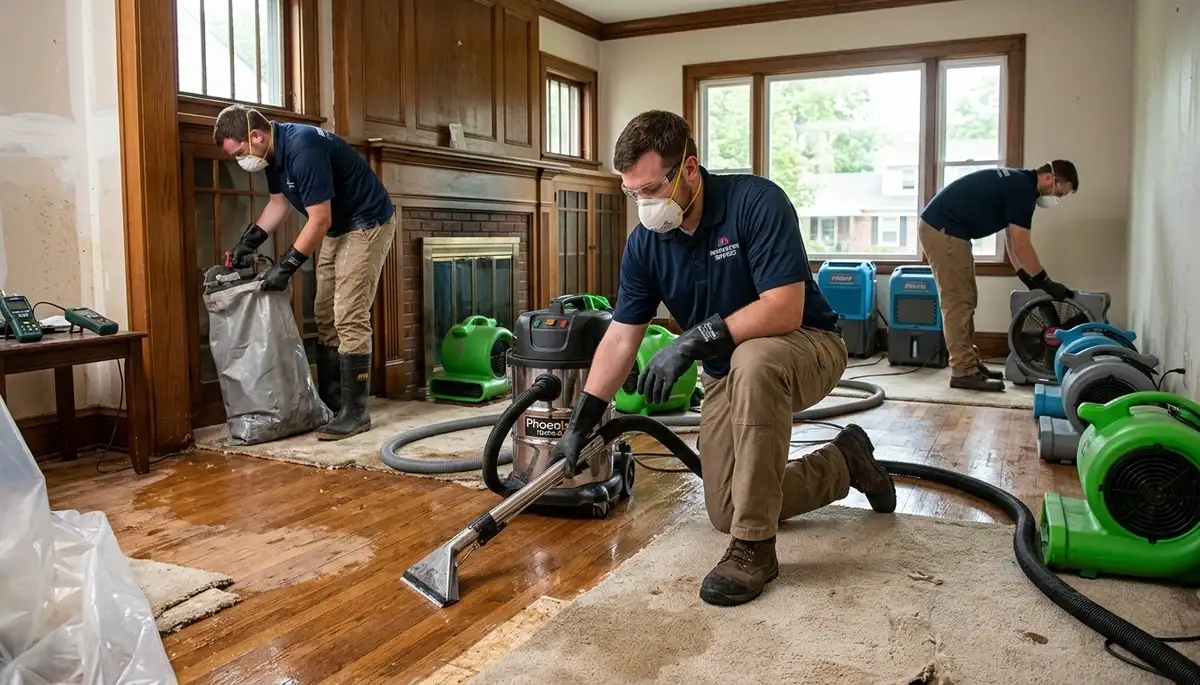 Water damage restoration team serving Lansing, MI for fast cleanup and drying